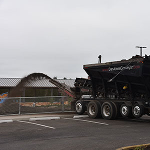 Playground Resurfacing by Dan Jones Conveyor Trucks in Portland and Salem OR